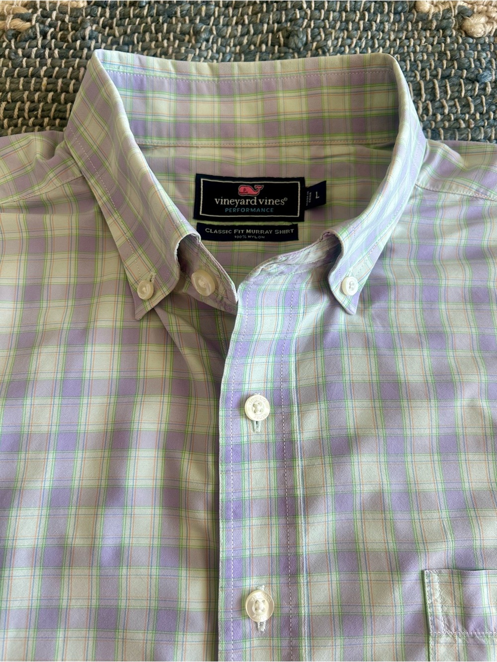 Vineyard Vines Performance Classic Fit Murray Plaid Shirt.